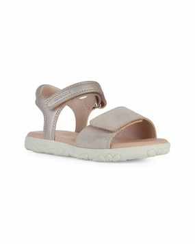 Geox Haiti Leather Sandal Girls Sandals summer sale