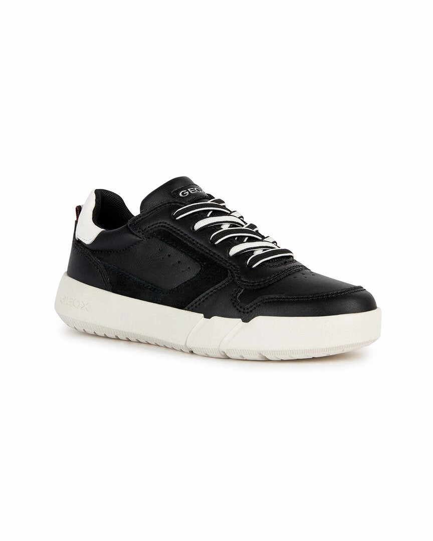 Geox J Hyroo Suede-Trim Sneaker Discount Boys Footwear online