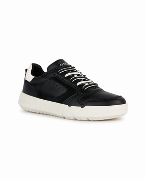 Geox J Hyroo Suede-Trim Sneaker Discount Boys Footwear online