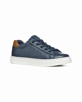 Geox Nashik Leather Sneaker Boys Sandals on clearance