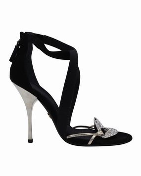 Giambattista Valli x H&M Pumps in Black Suede Cheap Womens Sandals clearance