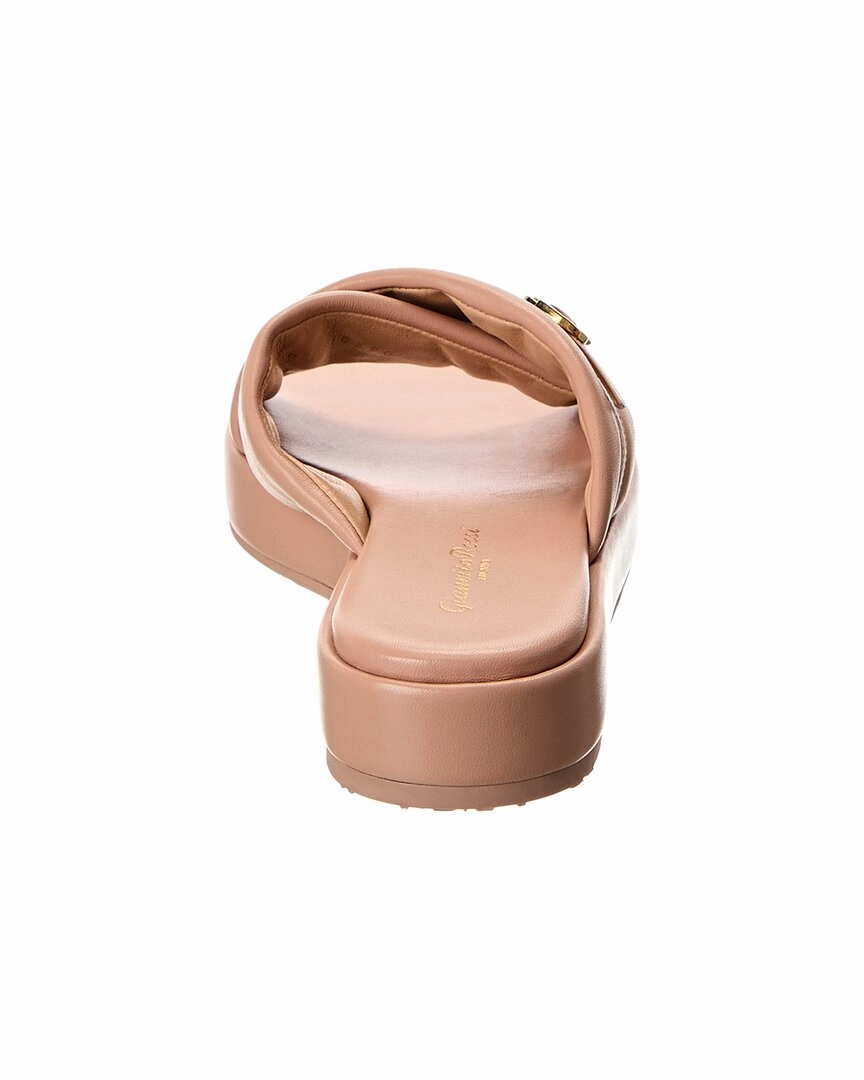 Gianvito Rossi Alima Leather Platform Sandal