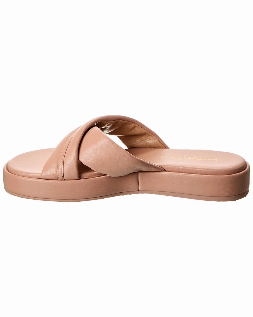 Gianvito Rossi Alima Leather Platform Sandal