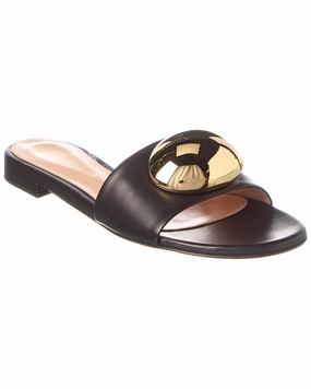 Gianvito Rossi Leather Sandal Womens Beach Sandals special deal