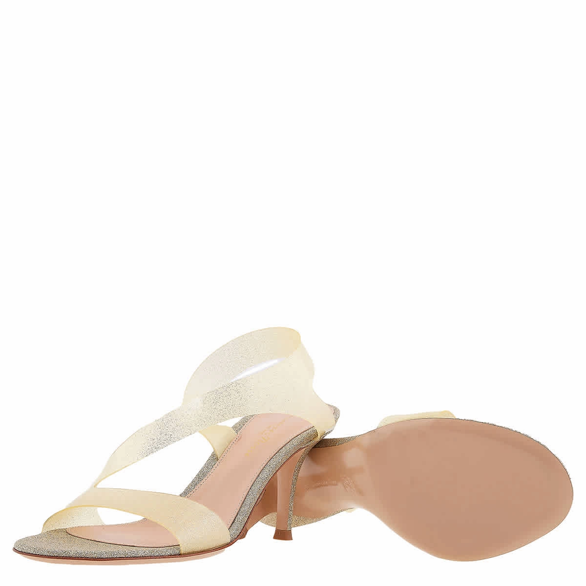 Gianvito Rossi Metropolis 70 Plexi Sandals
