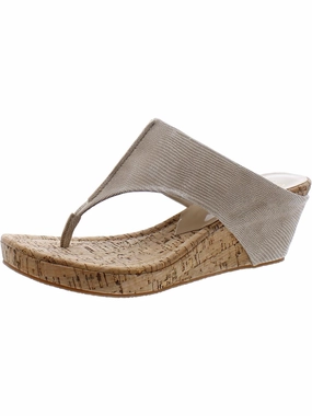 GIL85X Womens Leather Slip On Wedge Sandals Stylish Womens Sandals for less