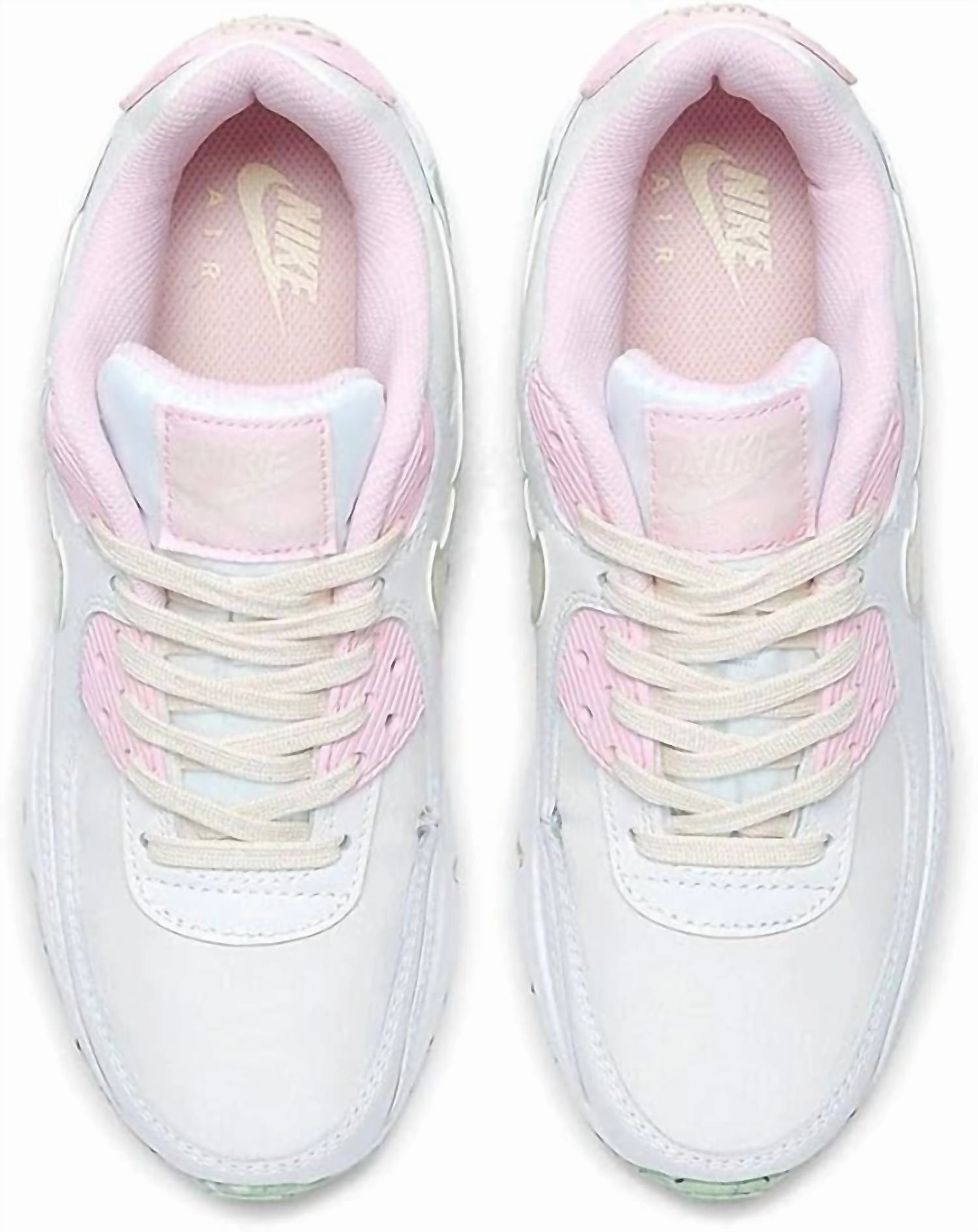 Girl's Air Max 90 Ltr Se Gs Sneakers In Summit White/coconut Milk