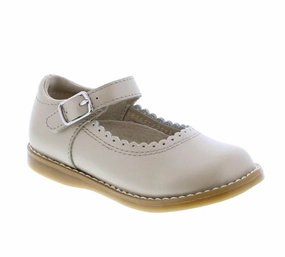 Girl's Allie Mary Jane Shoe In Soft Gold Cheap Girls Footwear online