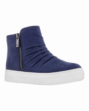 Girl's Amanda High-Top Sneakers In Navy Girls Athletic Shoes on sale