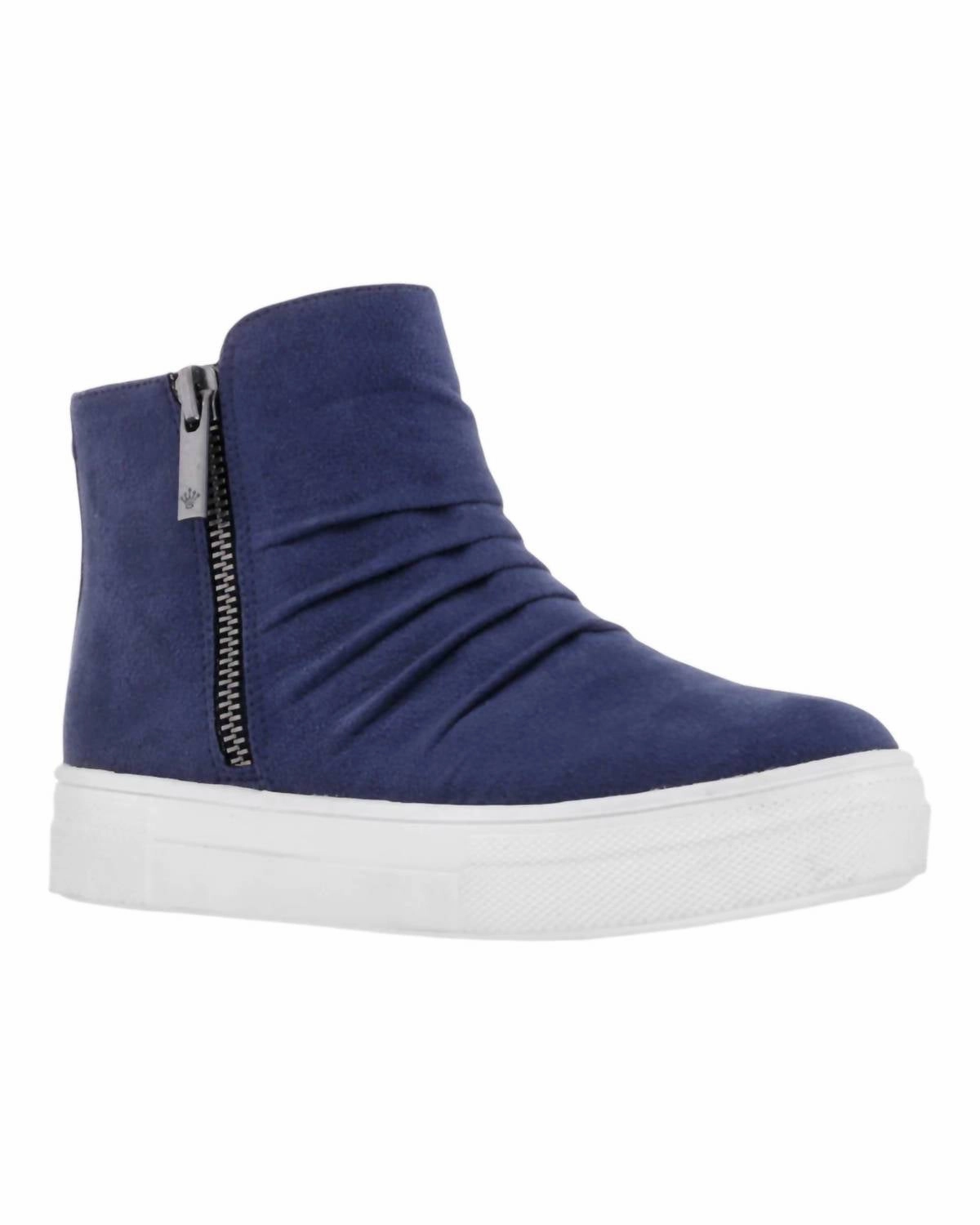Girl's Amanda High-Top Sneakers In Navy Online sale for Girls Shoes