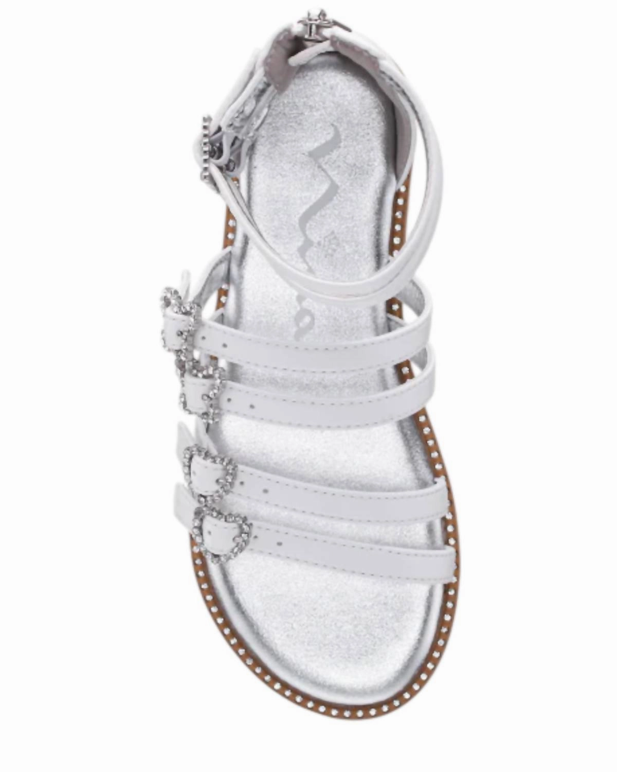 Girl's Brie Sandals In White