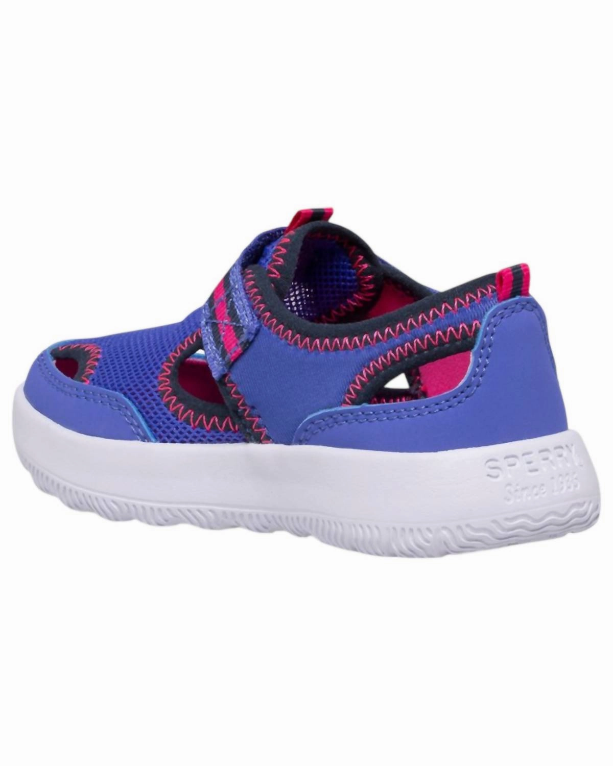 Girl's Coastal Break Sandals In Periwinkle/ Blue