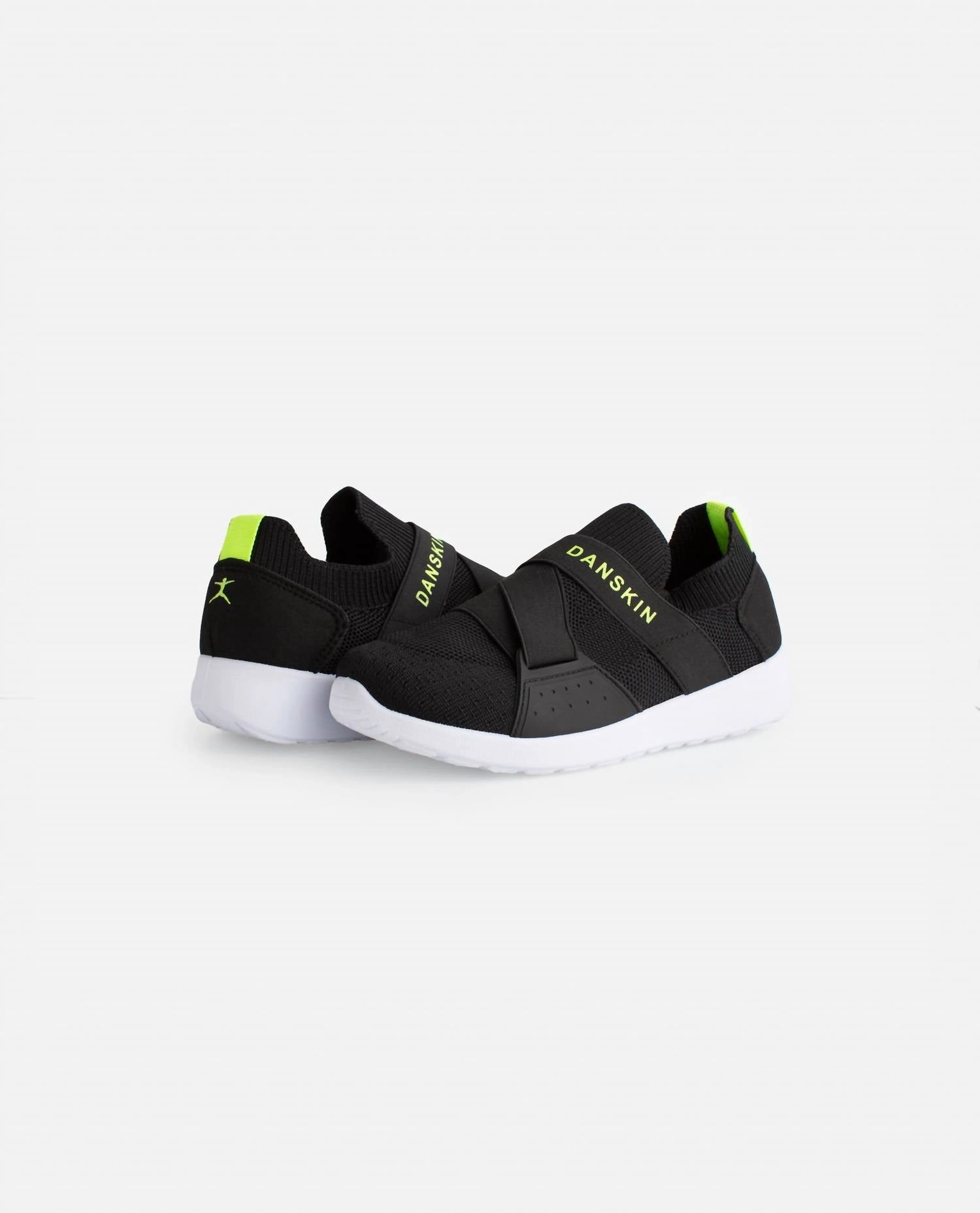 Girl's Elite Slip On Sneaker In Black/lime Girls Athletic Shoes on sale