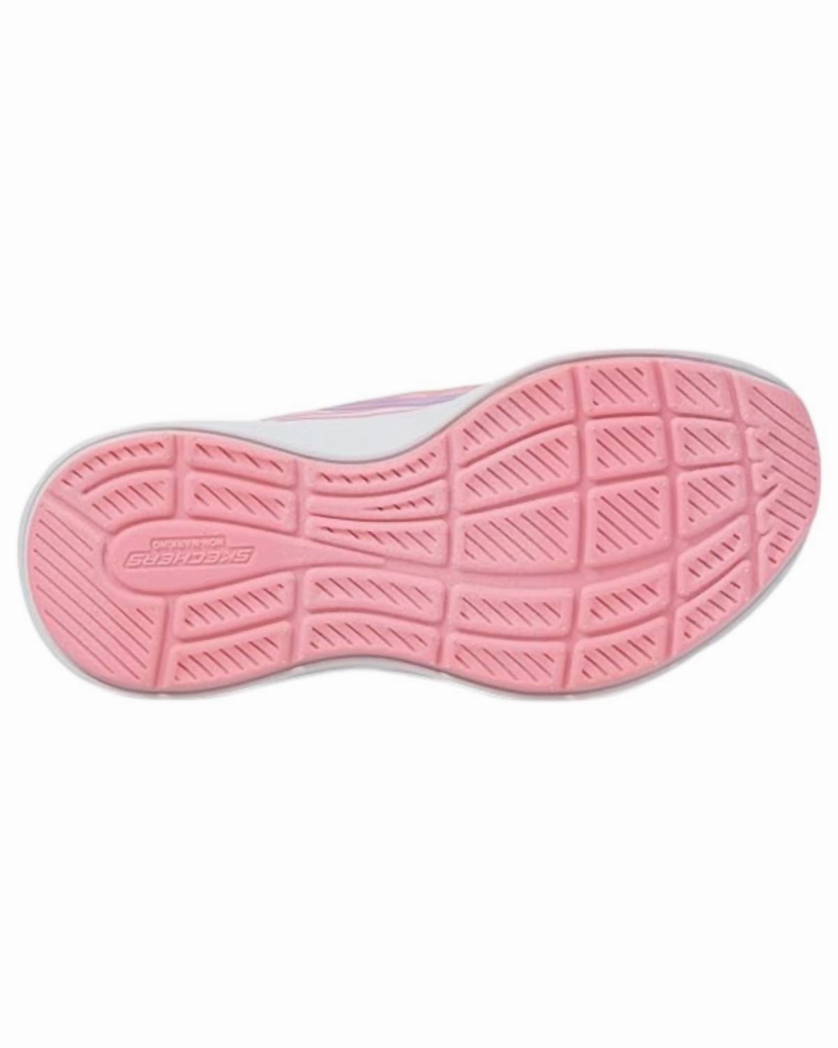 Girl's Go Run Accelerate Sneakers In Pink Multi