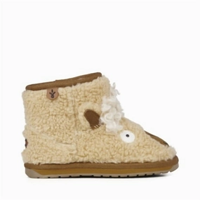 Girl's Llama Mini Boot In Beige Cheap Girls Footwear online