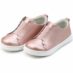 Girl's Phoebe Slip On Sneaker In Glitter Pink Girls Athletic Shoes on sale