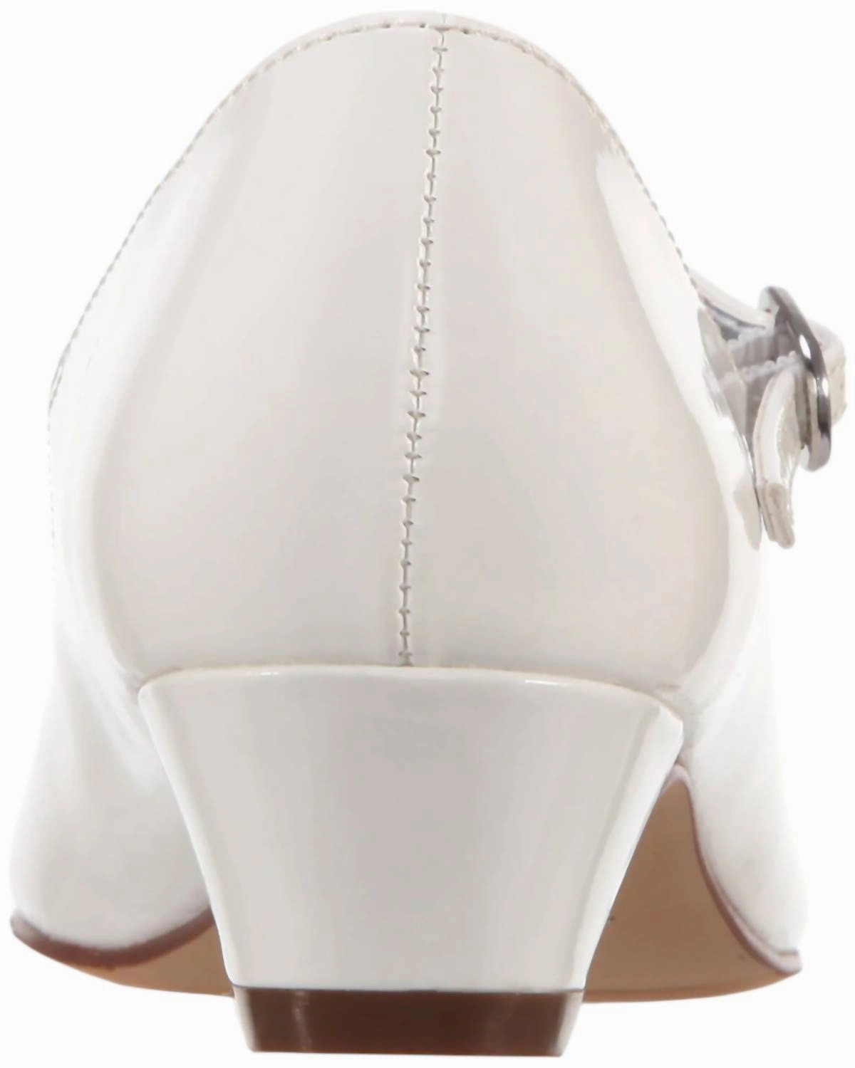 Girl's Seeley Mary Jane Shoes In White Patent