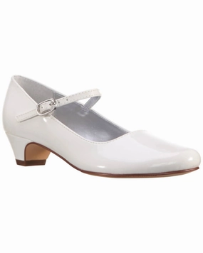 Girl's Seeley Mary Jane Shoes In White Patent Online sale for Girls Shoes