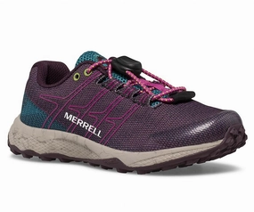 Girls - Moab Flight Low A/c Hiking Shoes In Burgundy Girls Athletic Shoes on sale
