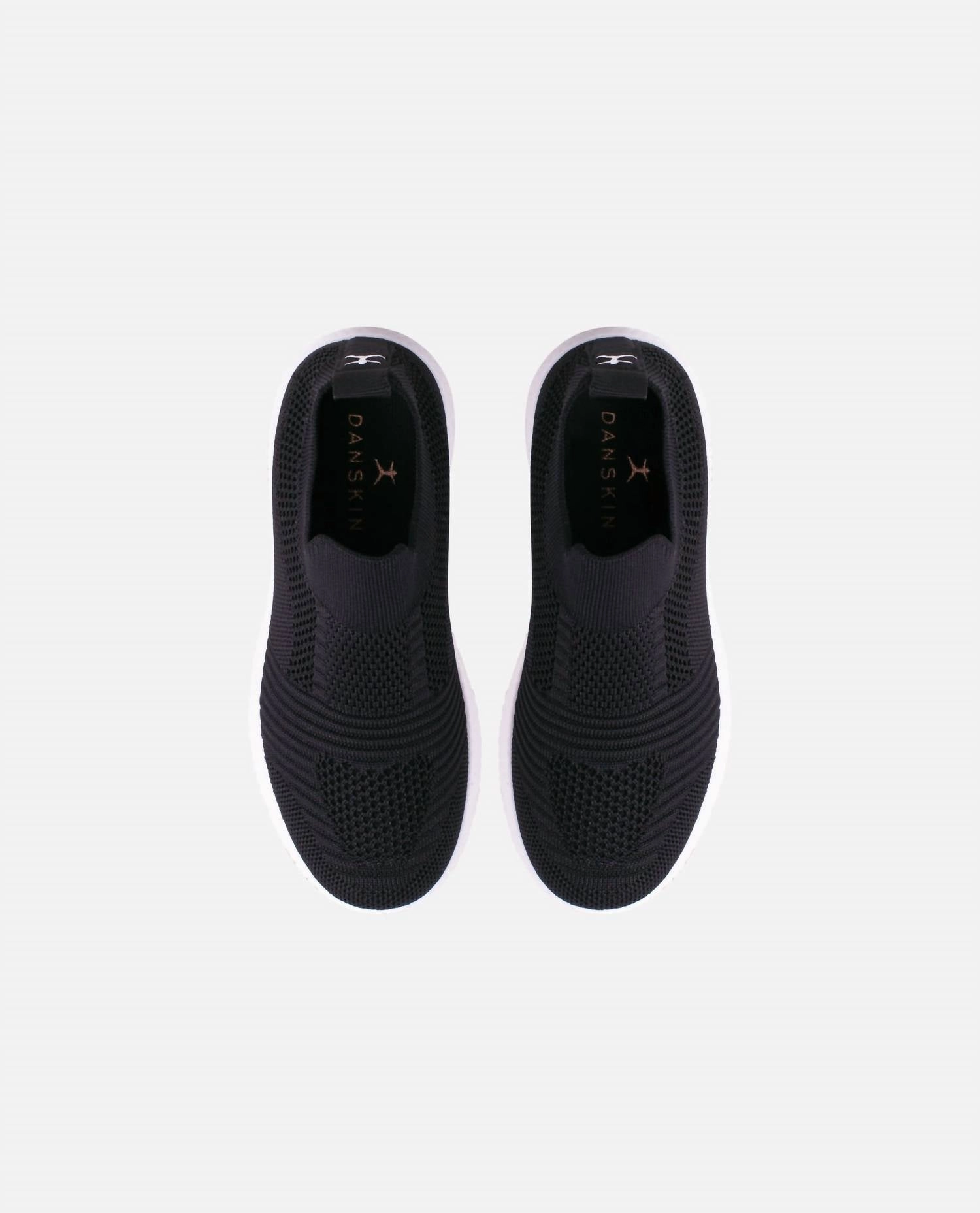 Girls Cheerful Slip On Sneaker In Black