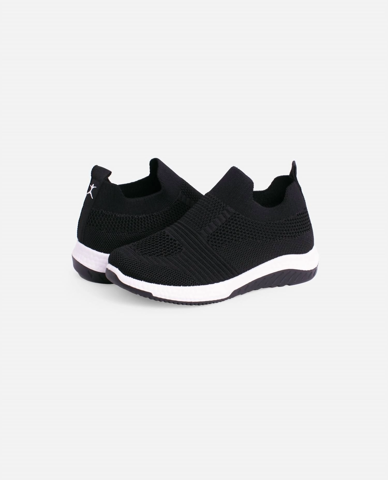 Girls Cheerful Slip On Sneaker In Black Girls Athletic Shoes on sale