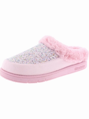 Girls Faux Fur Glitter Slide Slippers Discount Girls Shoes with deals