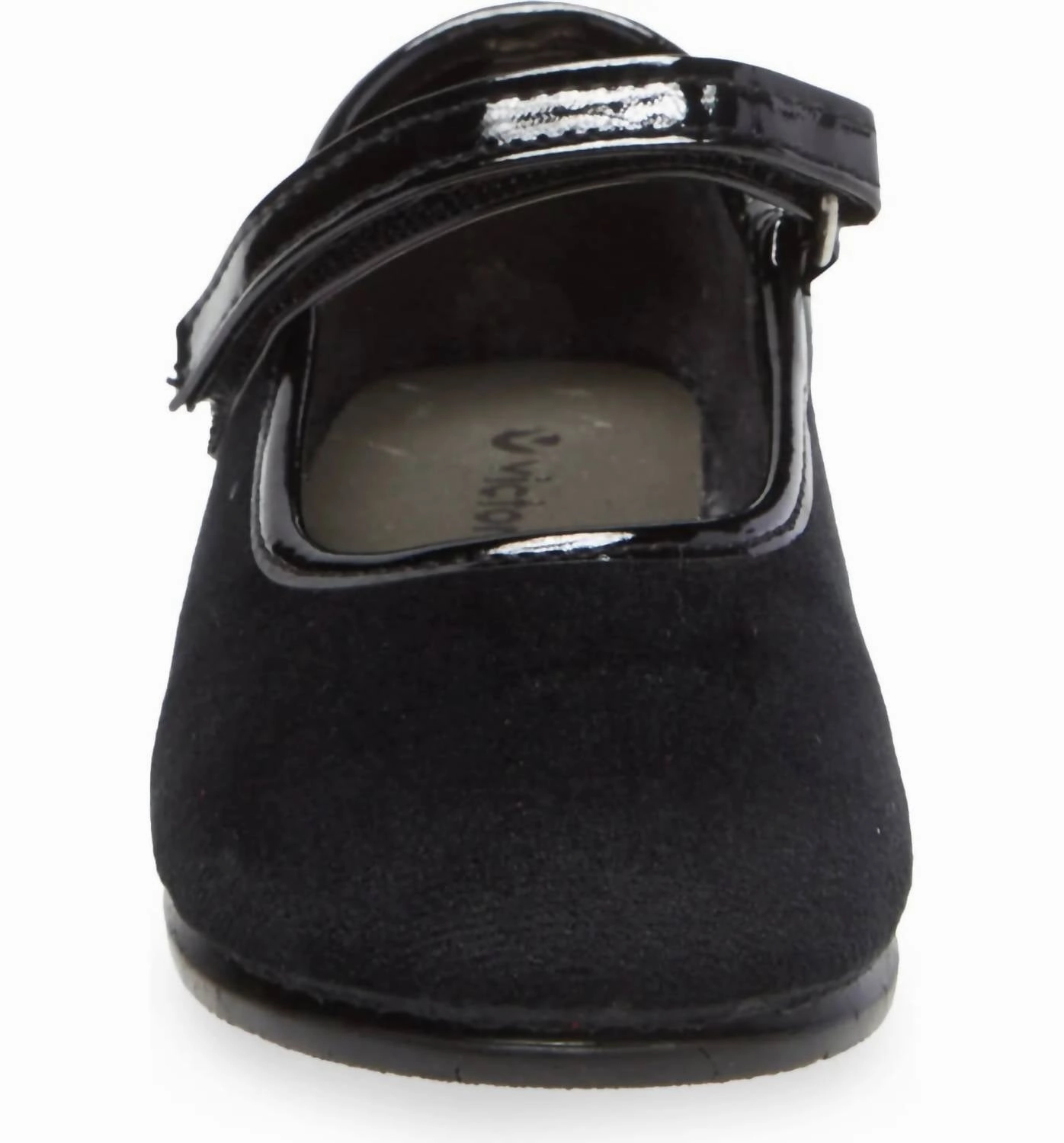 Girls Mary Jane Alba Velvet Shoes In Black