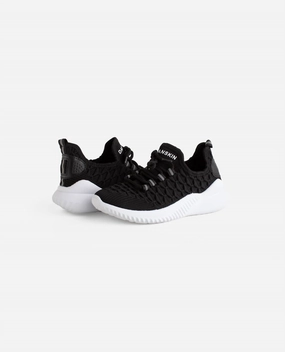 Girls Stunt Lace Up Sneaker In Black Girls Athletic Shoes on sale