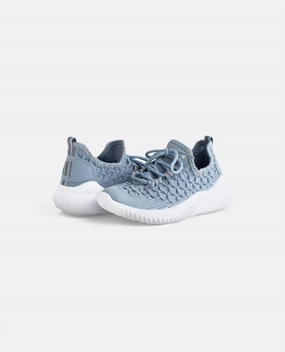 Girls Stunt Lace Up Sneaker In Blue Girls Athletic Shoes on sale