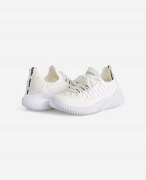 Girls Stunt Lace Up Sneaker In White Girls Athletic Shoes on sale