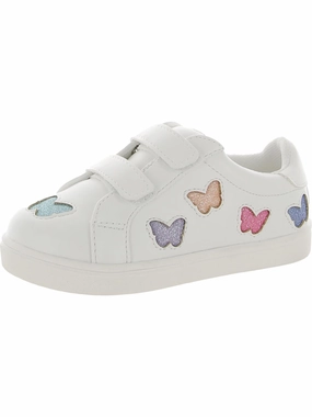 Girls Toddler Faux Leather Casual and Fashion Sneakers Discount Girls Shoes with deals
