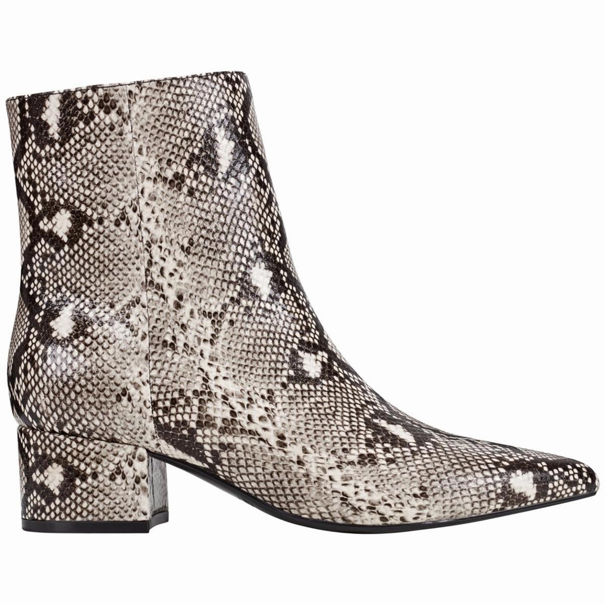 Gismo 3 Womens Block Heel Faux Leather Ankle Boots