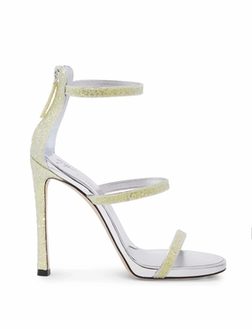 Giuseppe Zanotti Harmony Glitter sandals Womens Shoes cheap promo