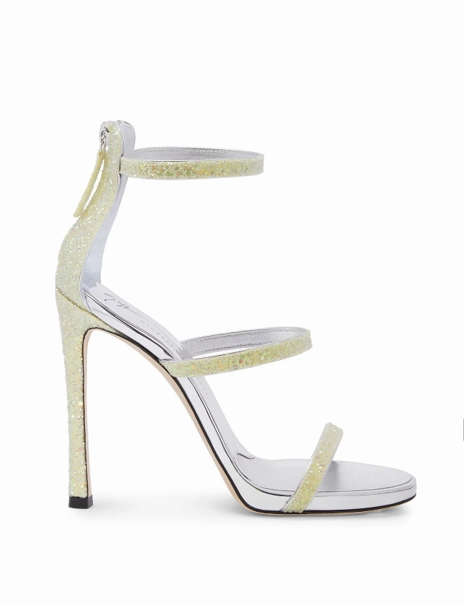 Giuseppe Zanotti Harmony Glitter sandals Womens Shoes cheap promo