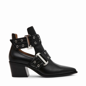 Giustine Boot BLACK LEATHER Womens Boots & Booties promotion