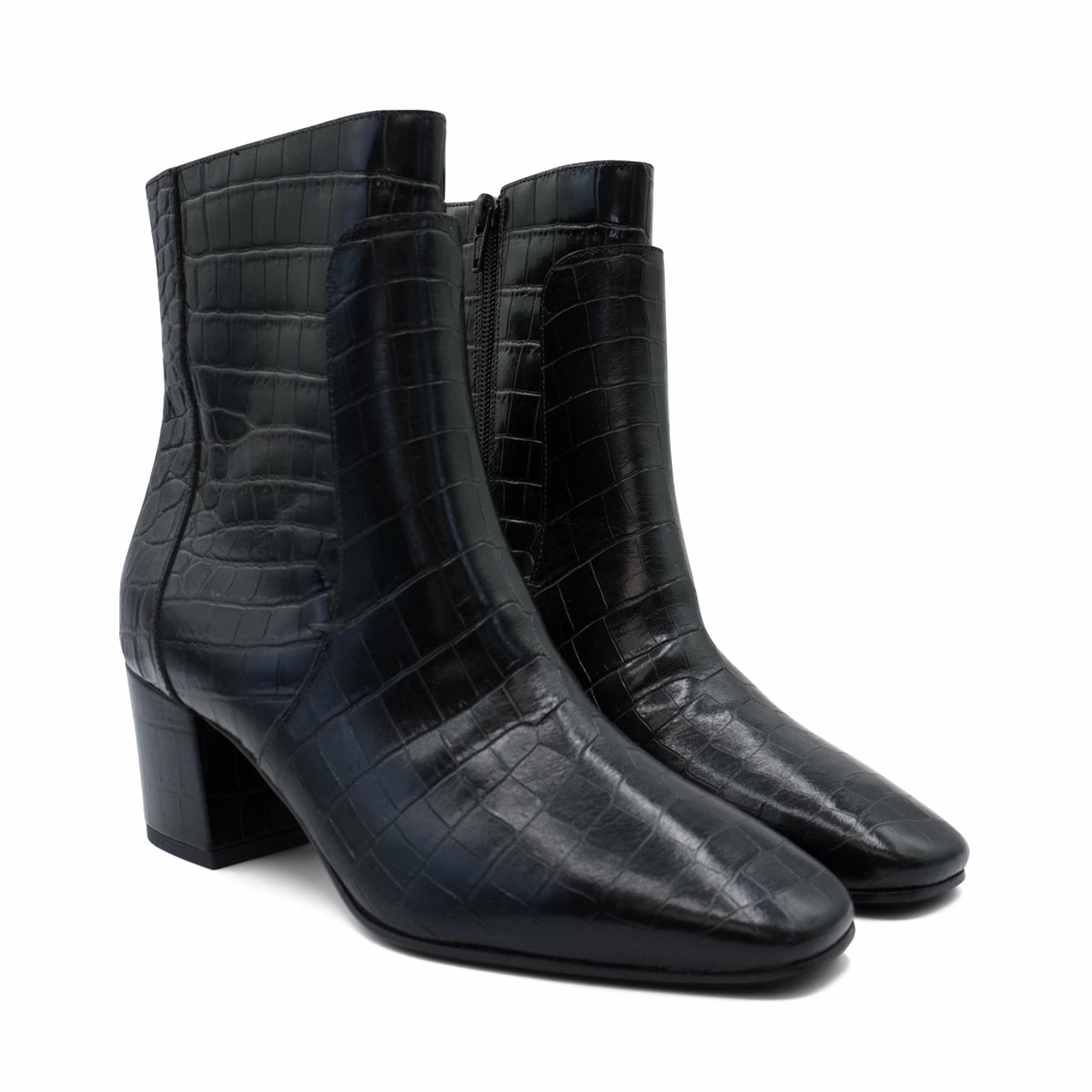 Givenchy Croc Embossed Boots - Women's 35.5
