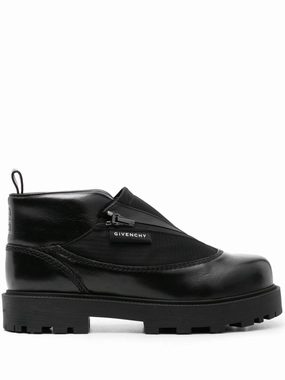 Givenchy Men's Storm Ankle-Length Leather Boots Buy Mens Chukkas online shop