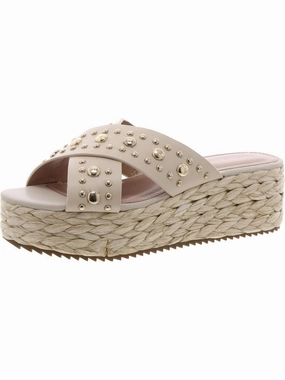 GLADDA Womens Faux Leather Crisscross Platform Sandals Stylish Womens Sandals for less