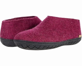 Glerups AR-07-02 Unisex M5/W6 Purple Wool Felt Slip-On Comfort Shoes KHD732 Mens Athletic Shoes clearance sale