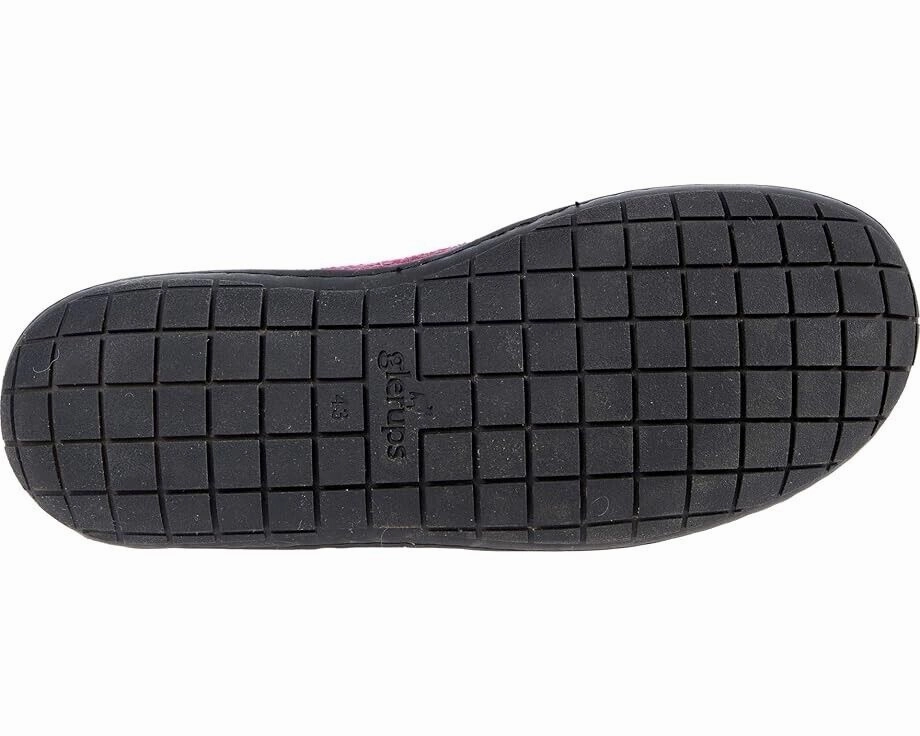 Glerups AR-07-02 Unisex M5/W6 Purple Wool Felt Slip-On Comfort Shoes KHD732