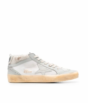 Golden Goose Mid Star lace-up sneakers Womens Shoes cheap promo