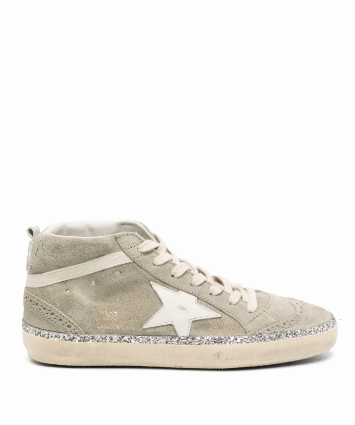 Golden Goose Mid Star suede upper leather sneakers Womens Shoes cheap promo