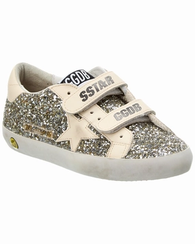 Golden Goose Old School Glitter & Leather Sneaker Discount Boys Footwear online