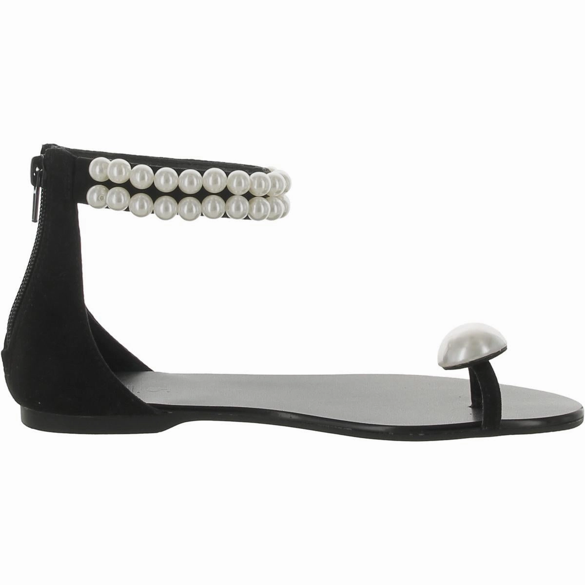 Graelyn Womens Faux Suede Ankle Strap
