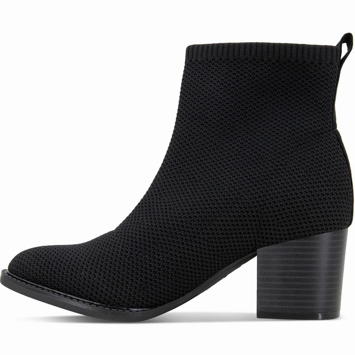 GRANTT Womens Knit Manmade Ankle Boots