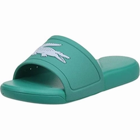 Green Logo Slides Boys Sandals on clearance
