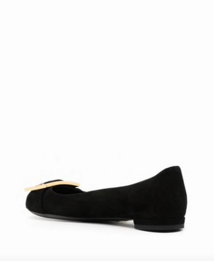 Gucci buckle ballet flats