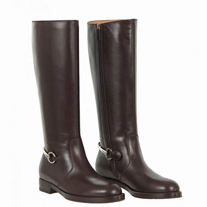 Gucci buckle-detail knee-length boots