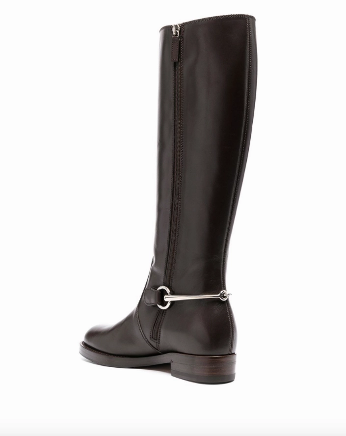 Gucci buckle-detail knee-length boots