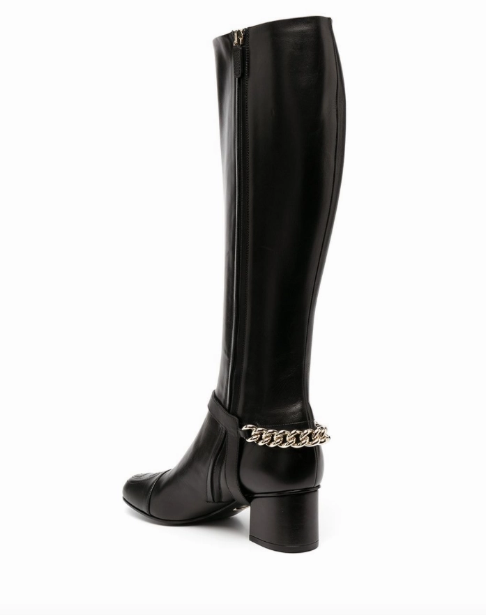 Gucci chain-detail knee-length boots